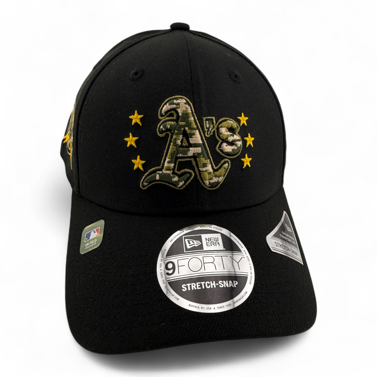 New Era Oakland Athletics A's MLB Armed Forces Day 9Forty Adjustable Snapback