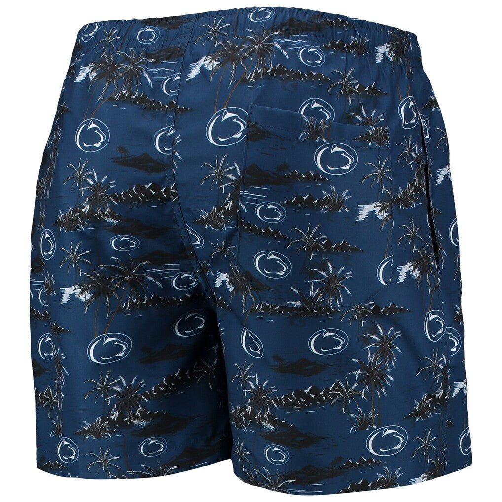 FOCO Pennsylvania State Nittany Lions Floral Island Palm Swim Trunks Men's Small
