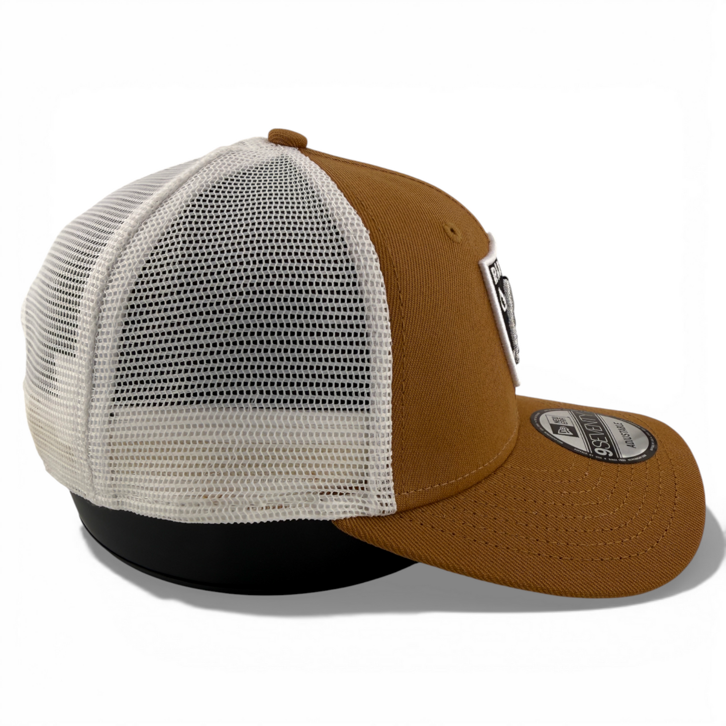 New Era Las Vegas Raiders NFL Bronze Mesh Trucker 9Seventy Snapback Adjustable