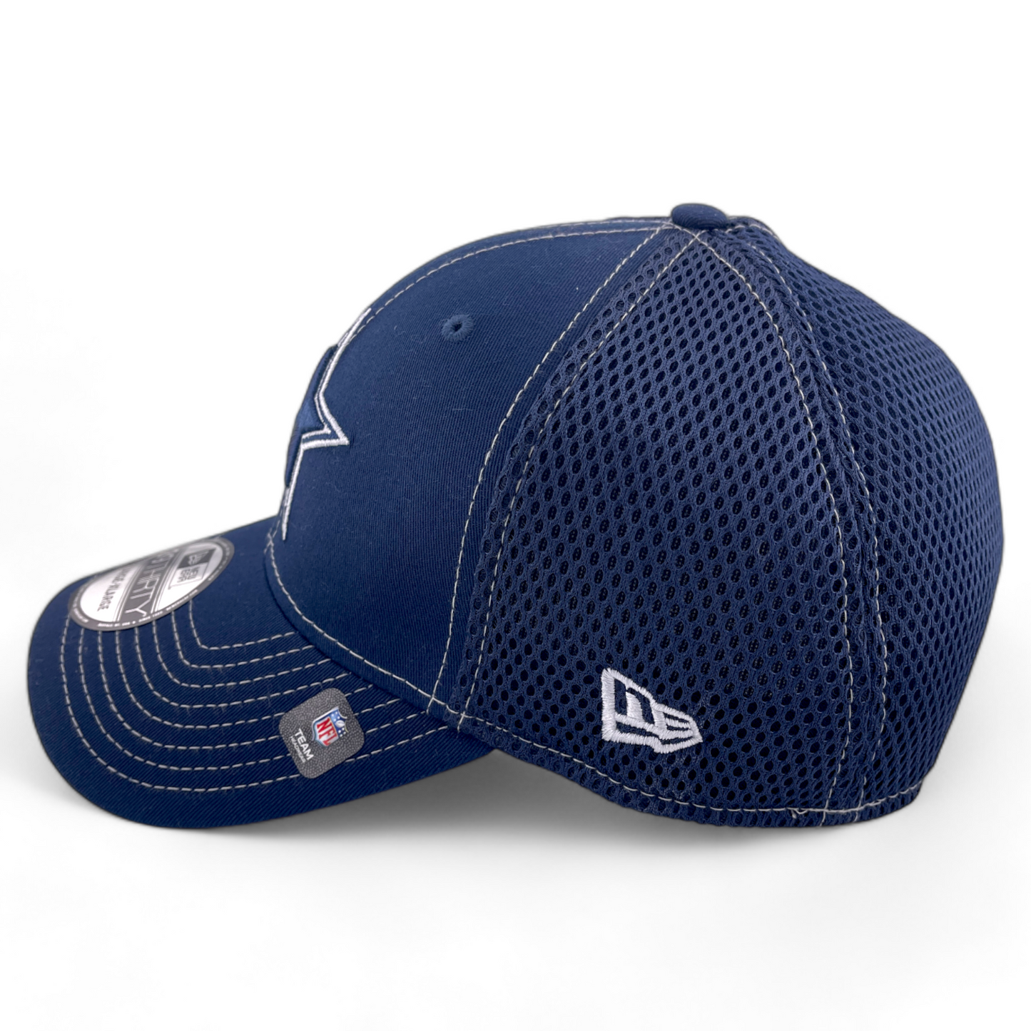 New Era Dallas Cowboys NFL Team Neo Mesh Blue 39Thirty Flex Fit Hat Cap