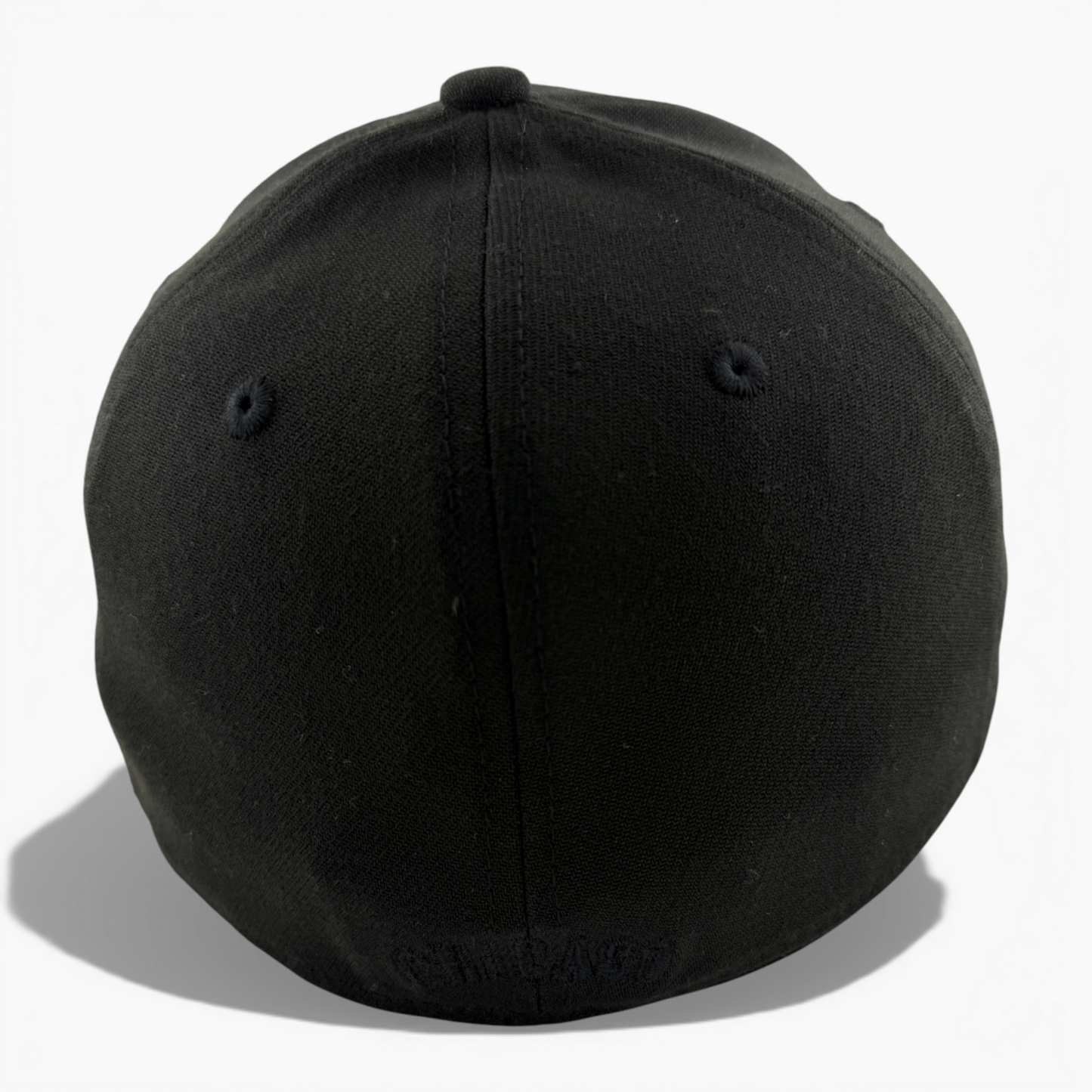 New Era Chicago Cubs MLB All Blackout Blacked Out Logo 39Thirty Flex Fit Hat Cap