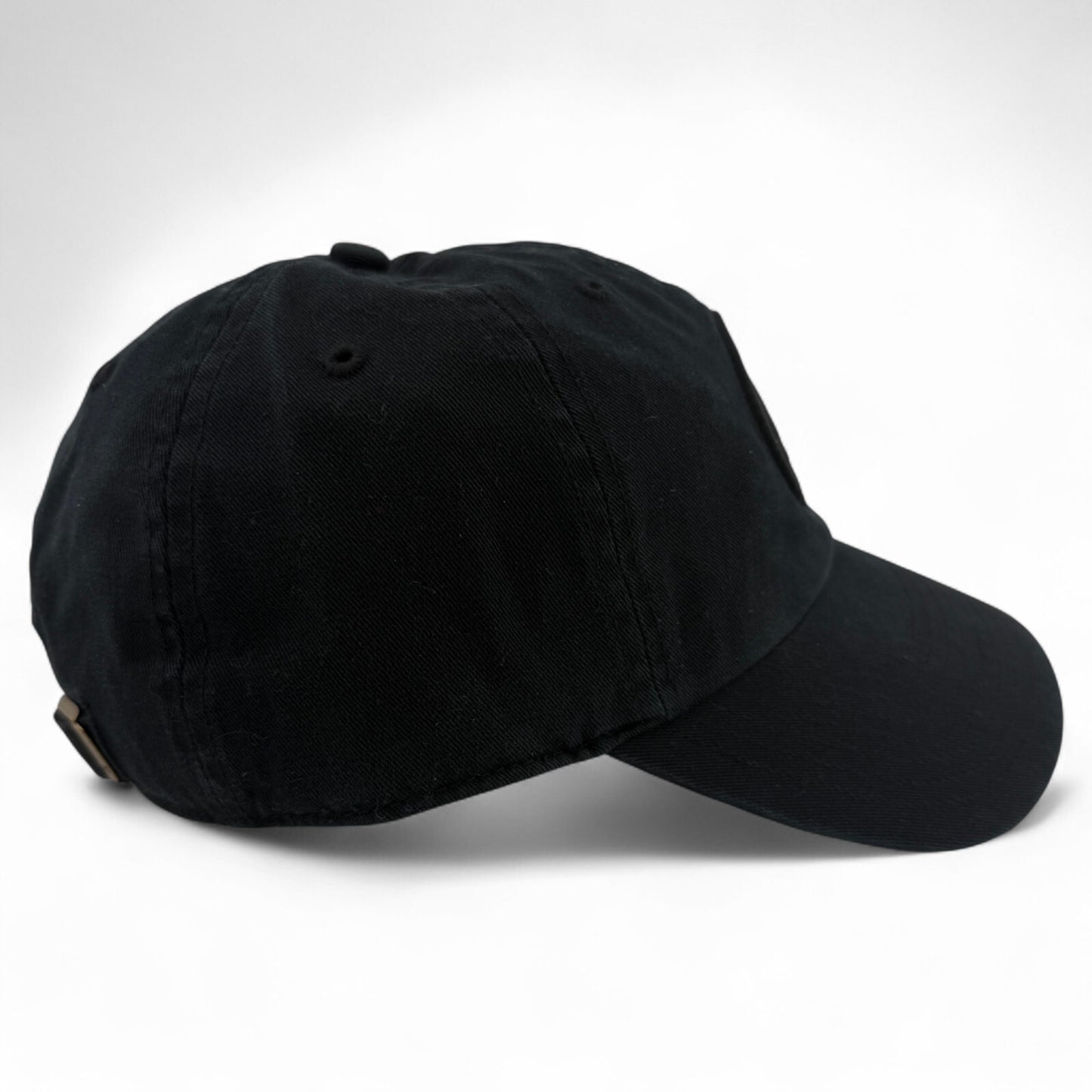 '47 Brand Dallas Mavericks NBA All Black Logo Clean Up Adjustable Dad Hat Cap