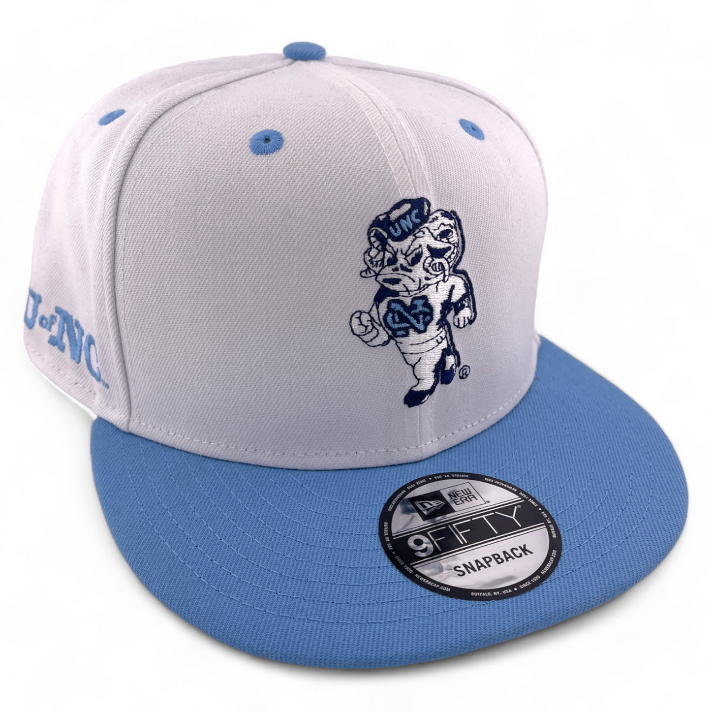 New Era North Carolina Tar Heels NCAA Walking Ram Logo 9Fifty Snapback Hat Cap