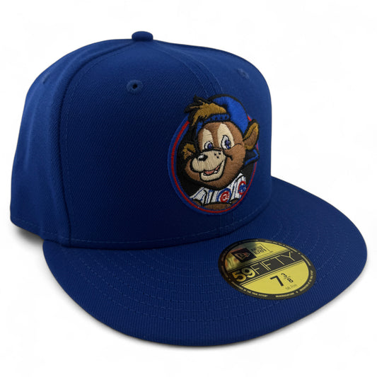 New Era Chicago Cubs MLB Mascot Clark the Bear Logo 59FIFTY Fitted Hat Cap