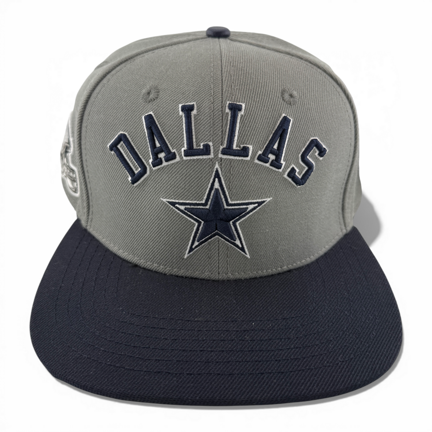 Pro Standard Dallas Cowboys NFL Star Grey/Navy Blue Snapback Adjustable Hat Cap