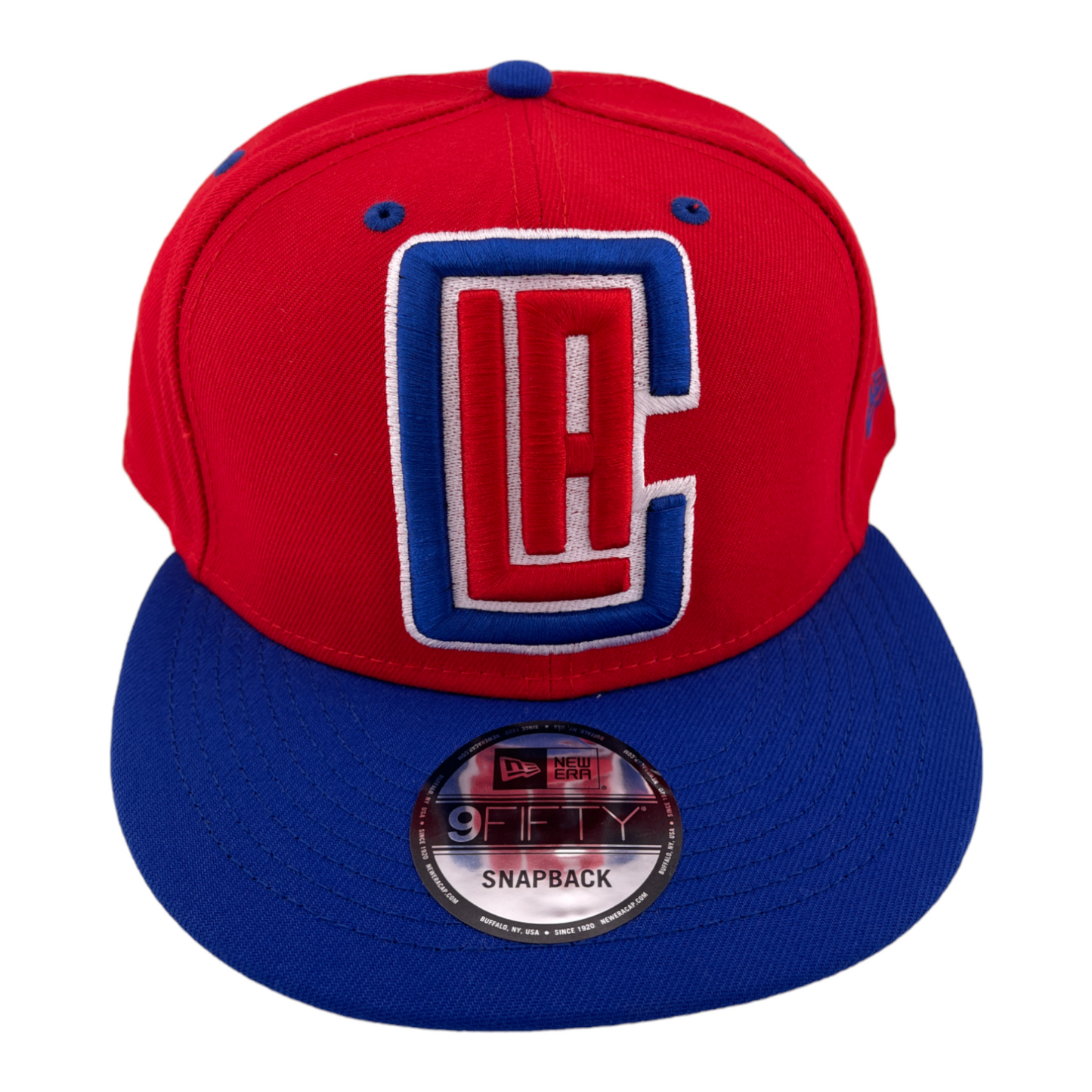 New Era Los Angeles Clippers Alt Logo Red/Blue/Green UV NBA 9FIFTY Snapback Hat Cap