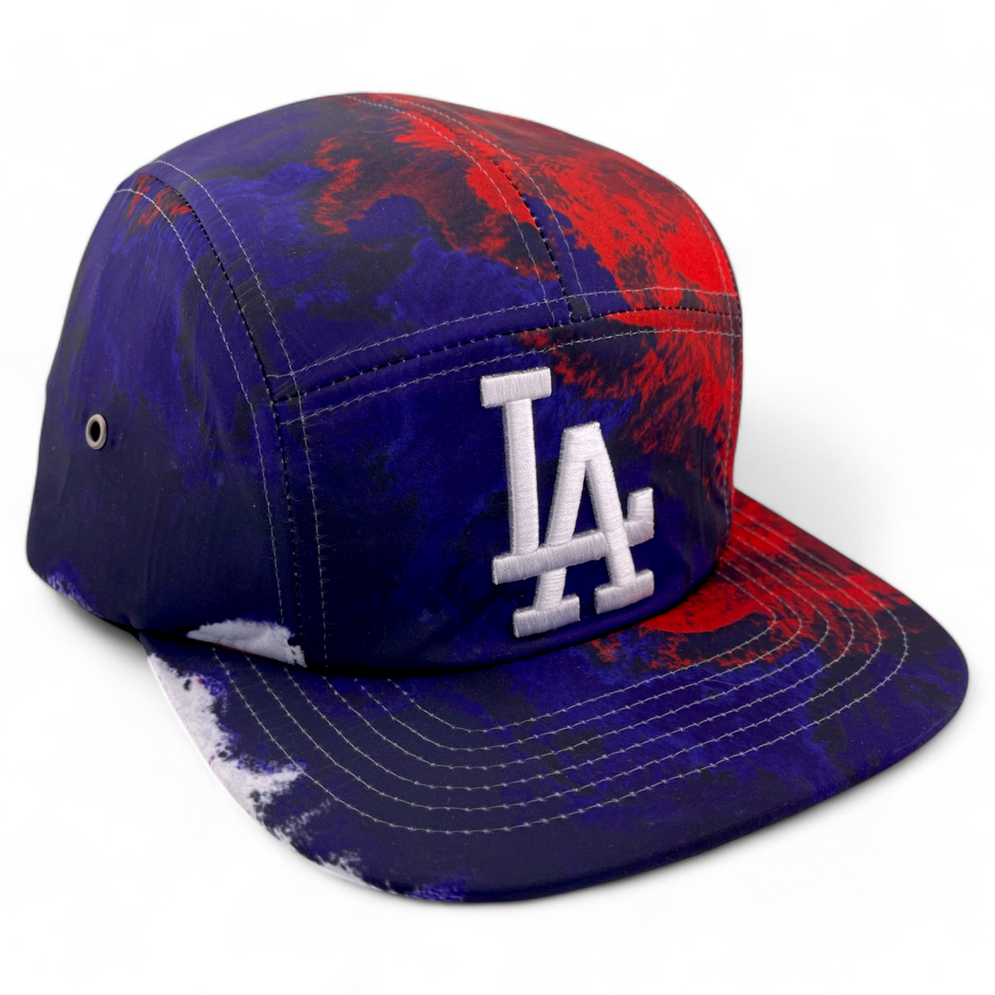 Pro Standard Los Angeles Dodgers MLB Royal/Red Dip-Dye 5-Panel Adjustable Hat