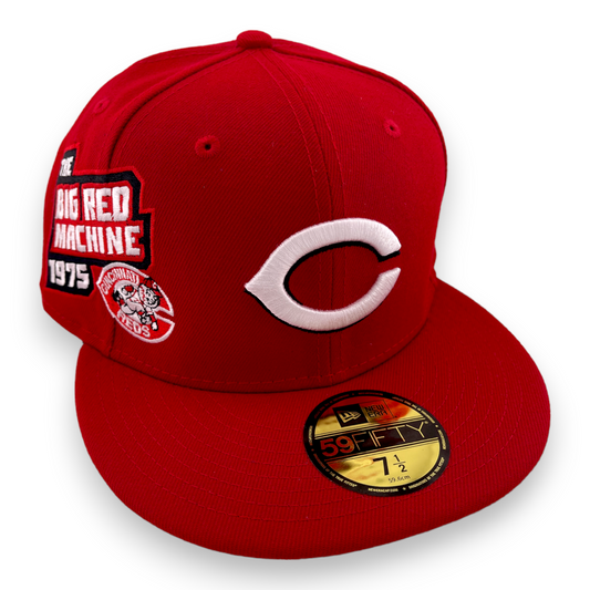 New Era Cincinnati Reds 1975 The Big Red Machine Patch UV Embroidery 59FIFTY Hat Cap