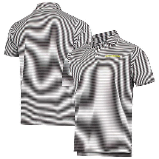 Columbia Oregon Ducks Golf Club Invite Omni-Wick Polo Short Sleeve Striped XL