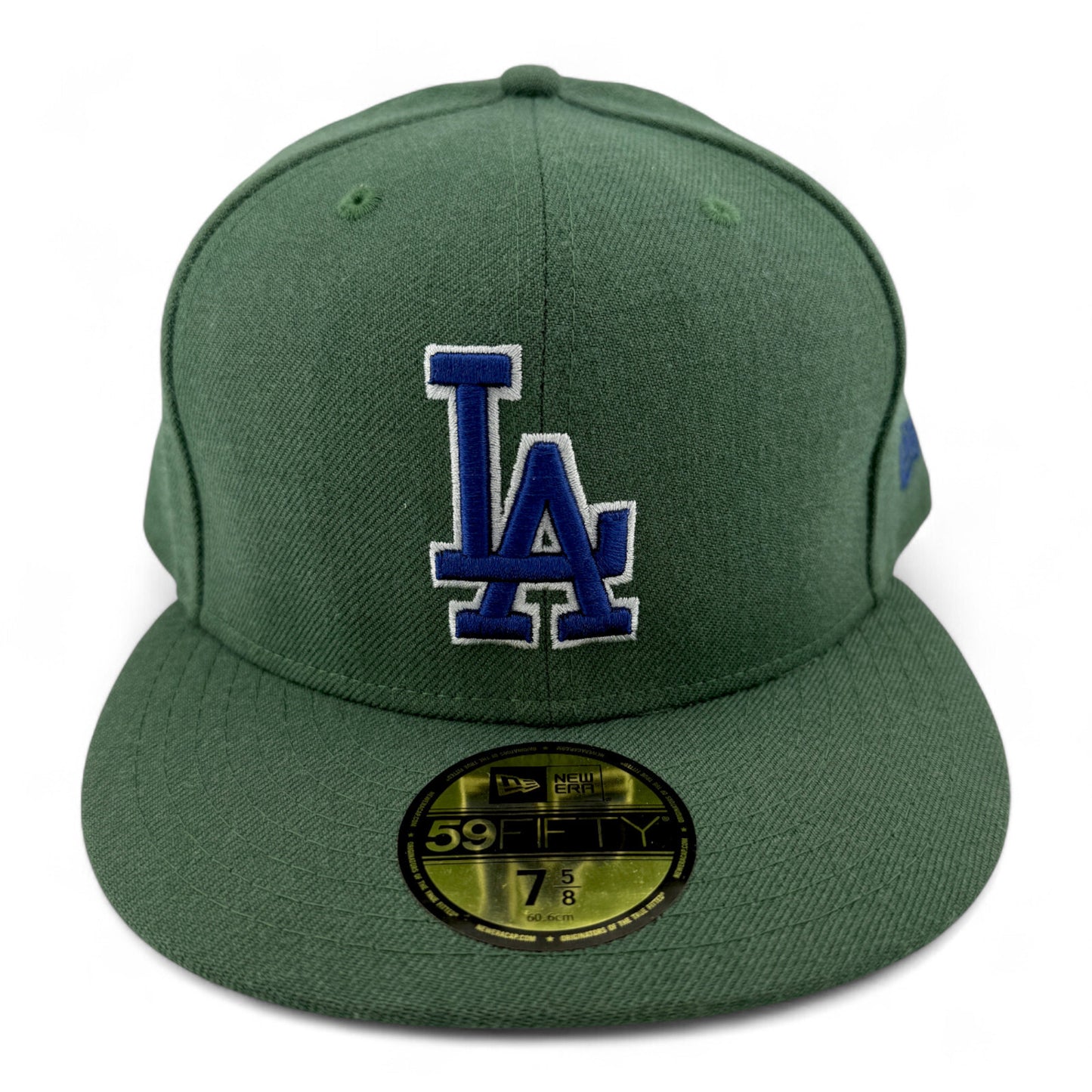 New Era Los Angeles Dodgers MLB Rifle Green Pack 100% Wool 59FIFTY Fitted Hat