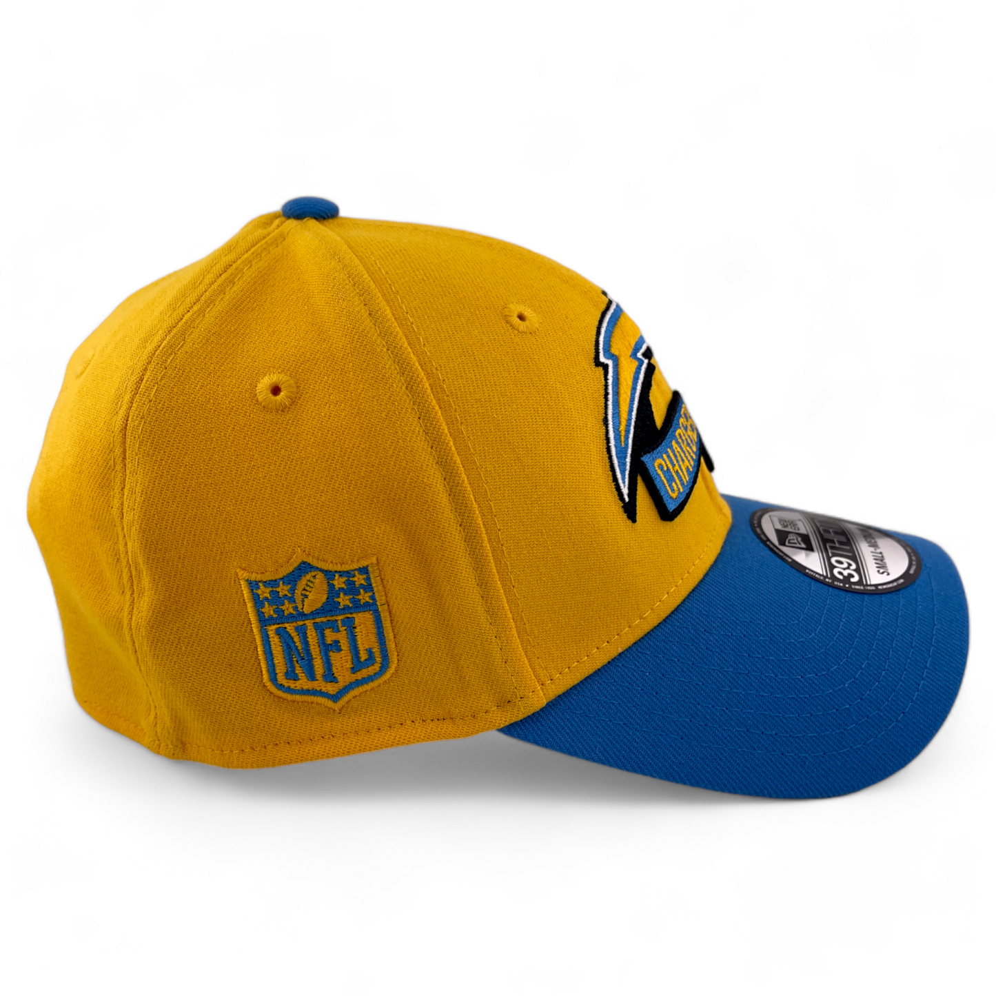 New Era Los Angeles Chargers NFL 2022 Sideline Yellow/Blue 39Thirty Hat Cap