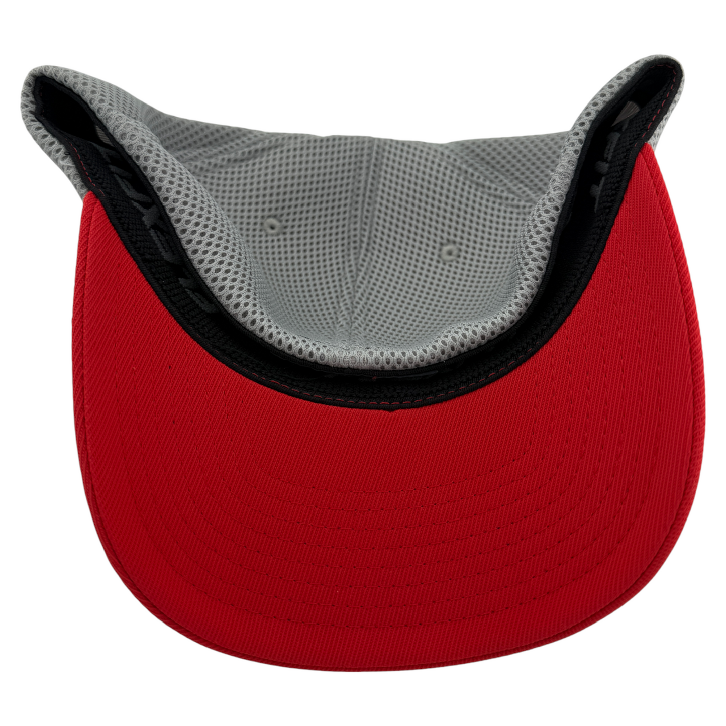 Oakley Golf Ellipse Red/Grey Neo Mesh Yupong FlexFit Flex Fit Fitted Hat Cap