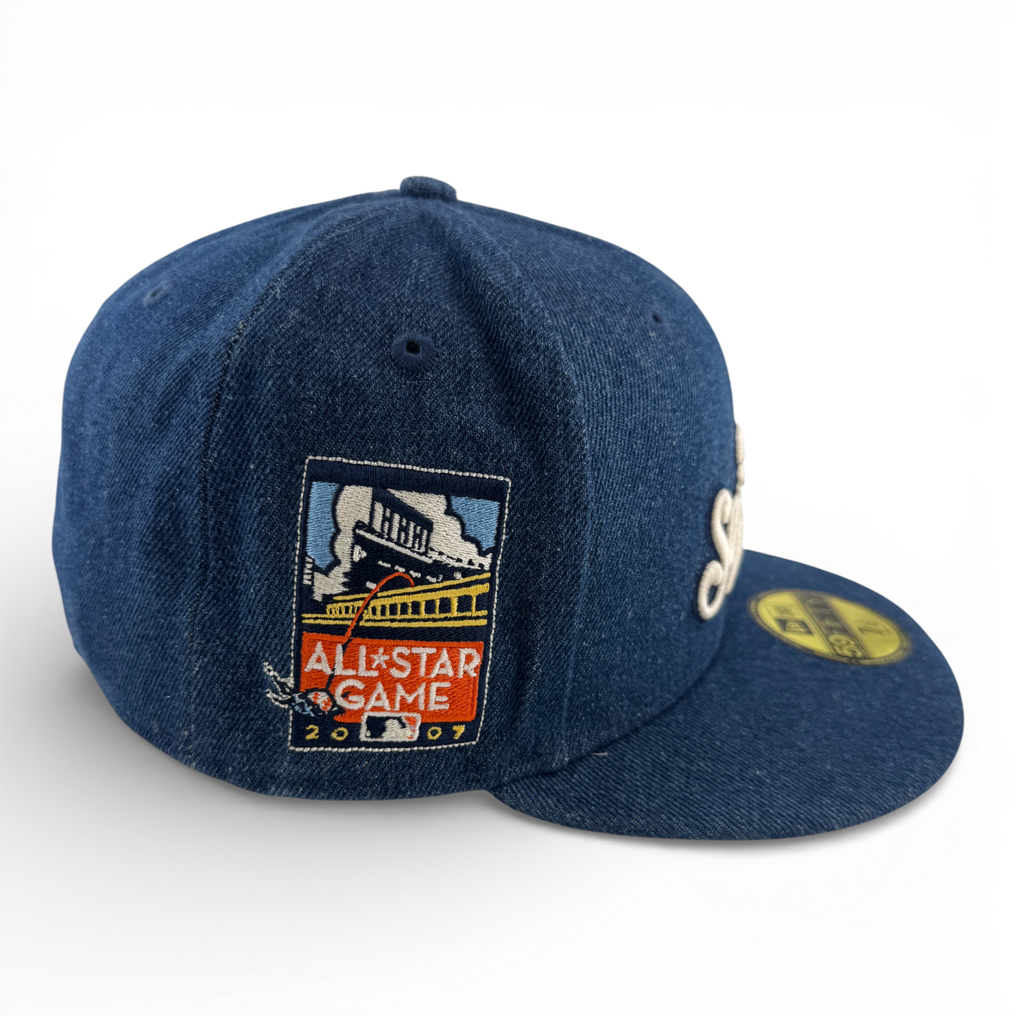 New Era San Francisco Giants MLB Denim 2007 Allstar Game 59FIFTY Fitted Hat Cap