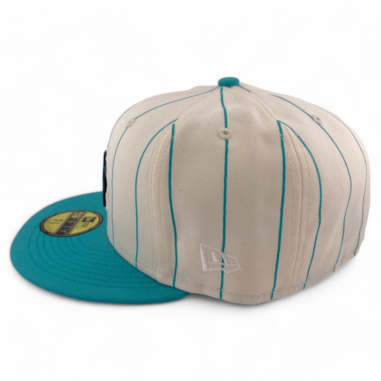 New Era Miami Marlins MLB Cooperstown Retro City Pinstripe 59FIFTY Fitted Hat