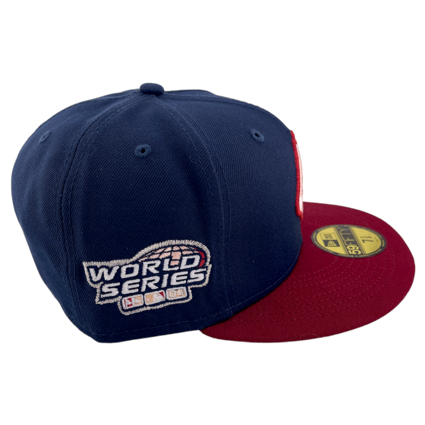 New Era Boston Red Sox MLB 2004 World Series Patch Navy 59Fifty Fitted Hat Cap