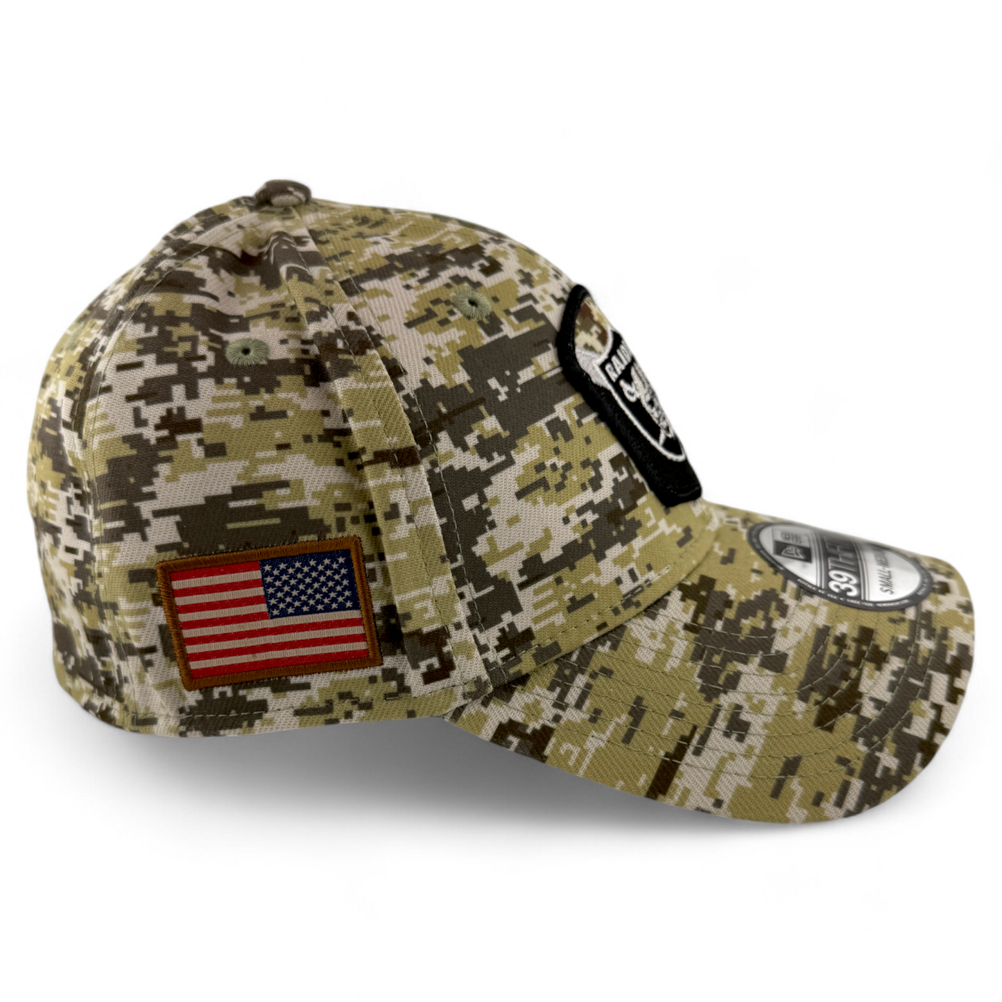 New Era Las Vegas Raiders 2023 Salute to Service Camo NFL 39Thirty Flex Fit Hat