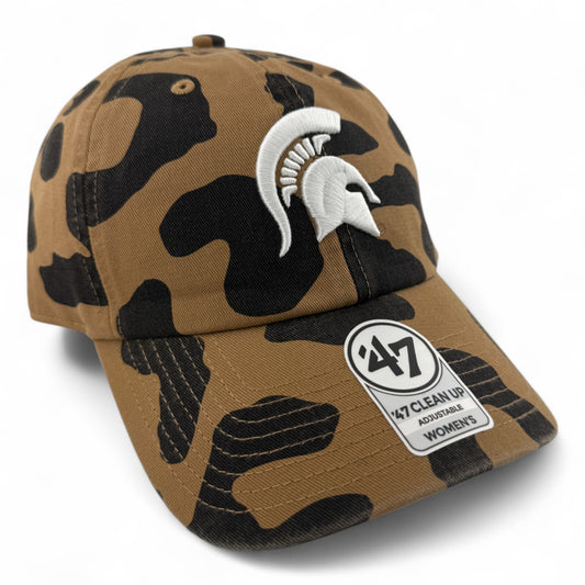 '47 Brand Michigan State University Spartans Clean Up Adjustable Dad Hat Women's