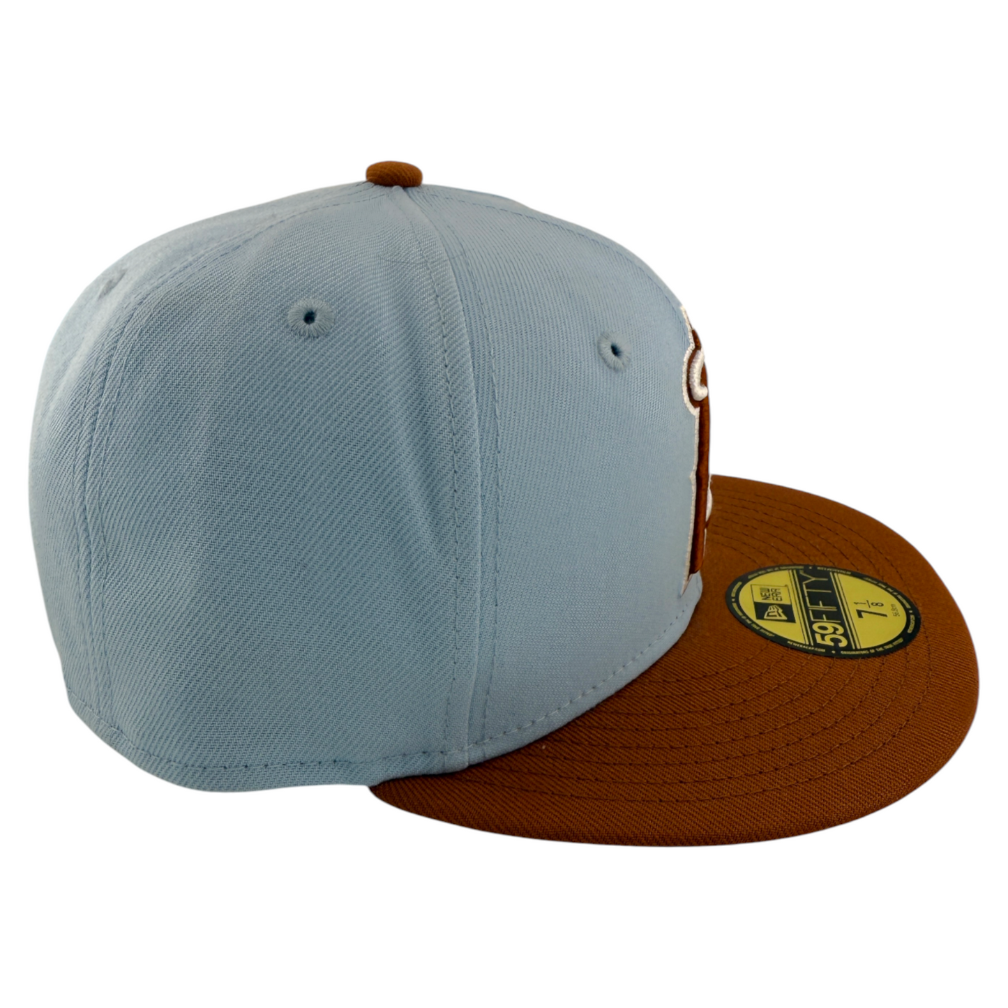 New Era Los Angeles Angels MLB Sky Blue/Brown Color Pack 59Fifty Fitted Hat Cap