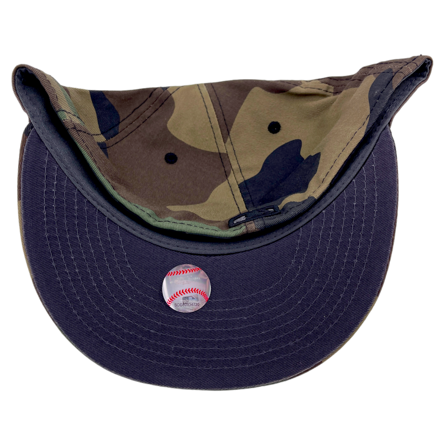 New Era New York Mets MLB Camouflage Metallic Camo Flag 59Fifty Fitted Hat Cap