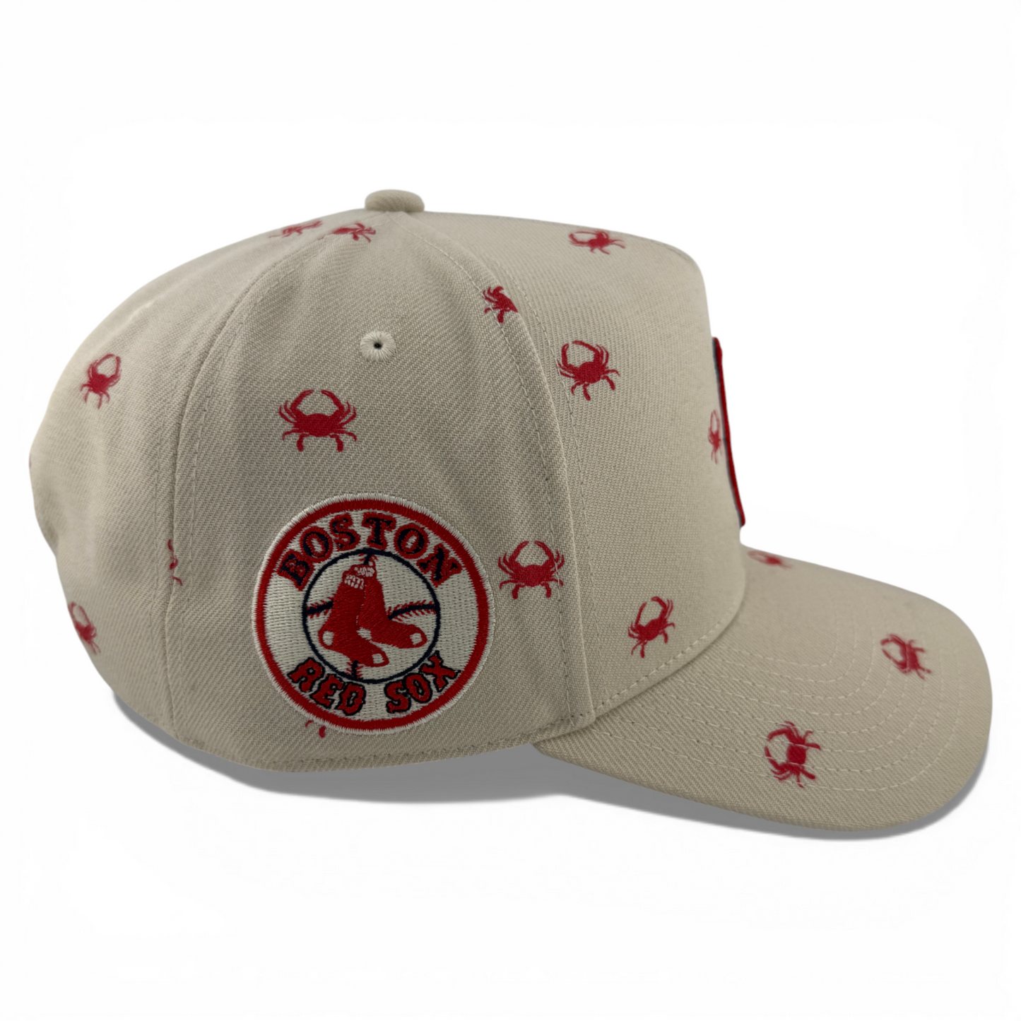 Mitchell & Ness Boston Red Sox Crab A-Frame Pro Pinch Fit Snapback Adjustable