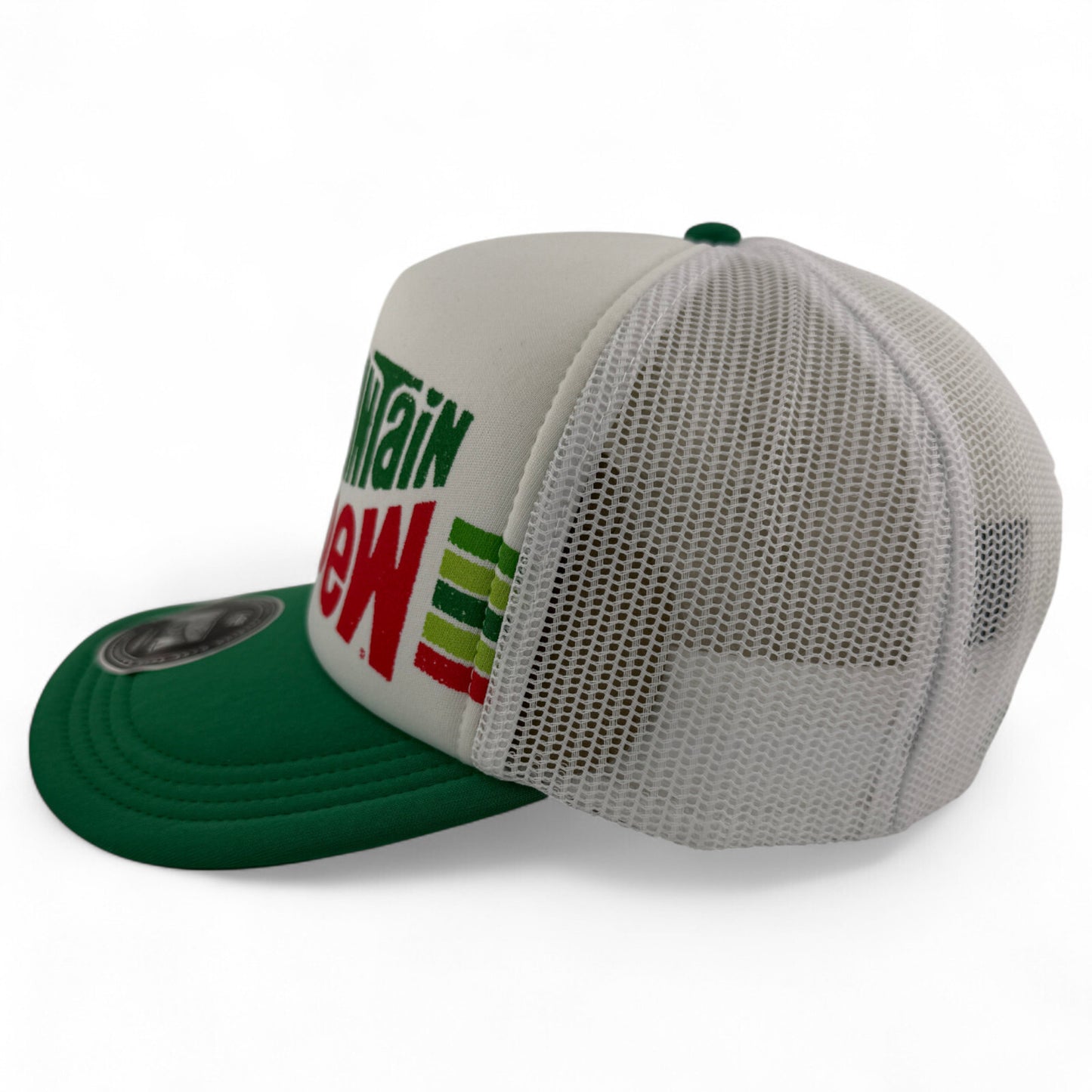 Mountain Dew Lids Exclusive Vintage Look Foam Trucker Adjustable Snapback Hat