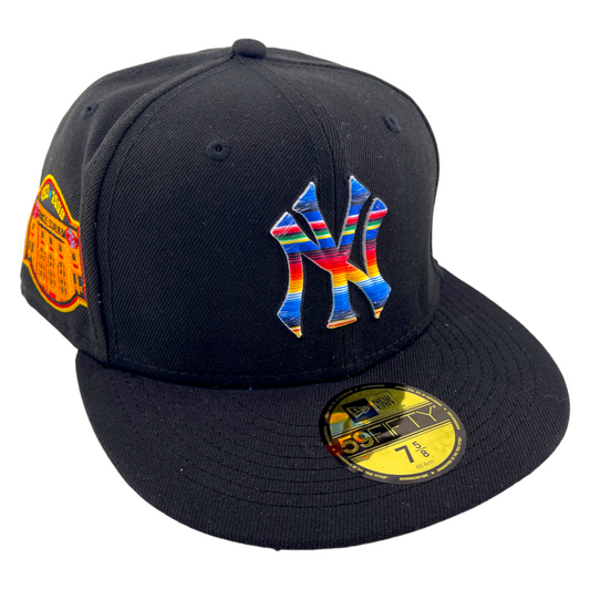 New Era New York Yankees Stadium Patch Woven Blanket Logo UV 59FIFTY Fitted Hat Cap