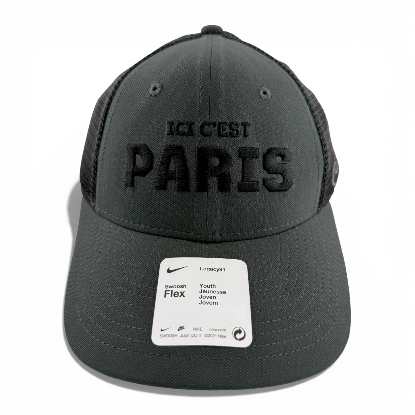Nike Paris Saint-Germain F.C. Ici c'est Paris Legacy91 Swoosh Flex Hat Cap Youth