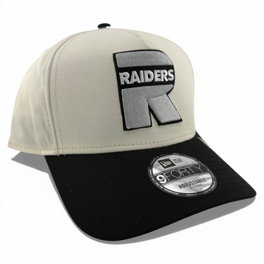 New Era Las Vegas Raiders NFL Deceptor A-Frame 9Forty Snapback Adjustable Hat