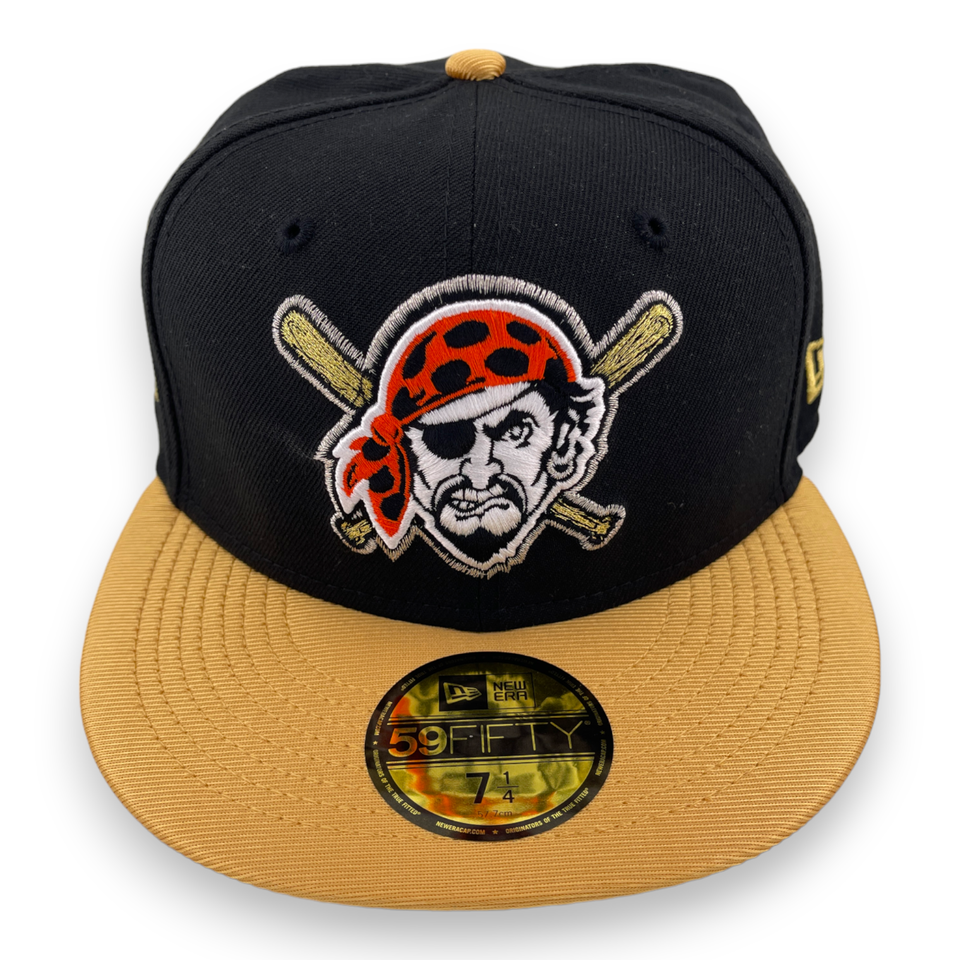 New Era Pittsburgh Pirates Three Rivers Stadium Chrome Pack Gold/Red 59FIFTY Hat Cap