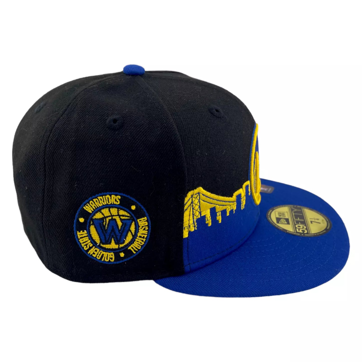 New Era Golden State Warriors Tip Off 2022 Black/Blue Grey UV 59Fifty Fitted Hat Cap