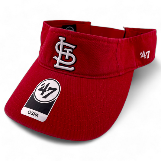 '47 Brand St. Louis Cardinals MLB Red Baseball Adjustable Strap Visor OSFA