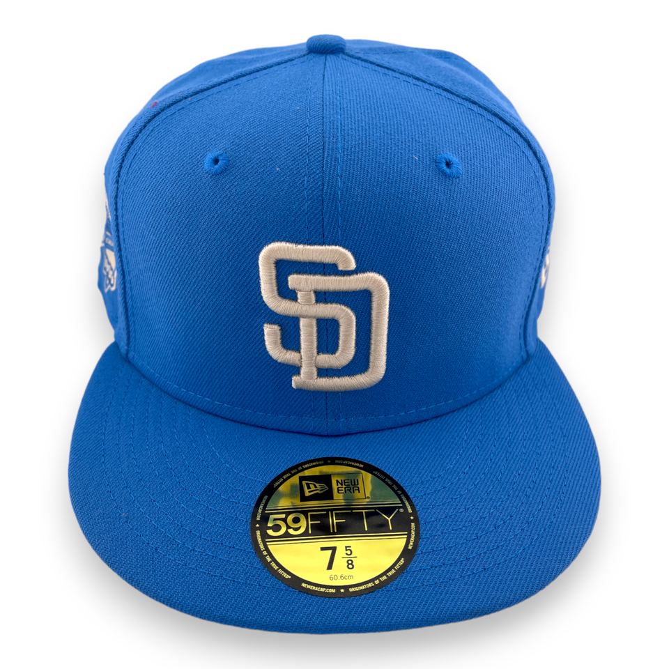 New Era San Diego Padres 30th Anniversary Patch GSC Pack Blue/Grey 59FIFTY Hat Cap