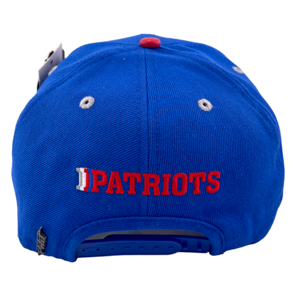 Pro Standard New England Patriots Classic Pat Logo NFL Blue/Red Snapback Hat Cap