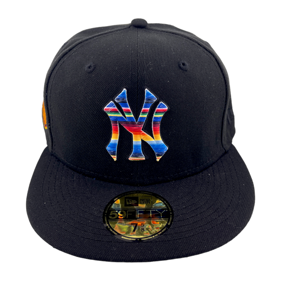 New Era New York Yankees Stadium Patch Woven Blanket Logo UV 59FIFTY Fitted Hat Cap