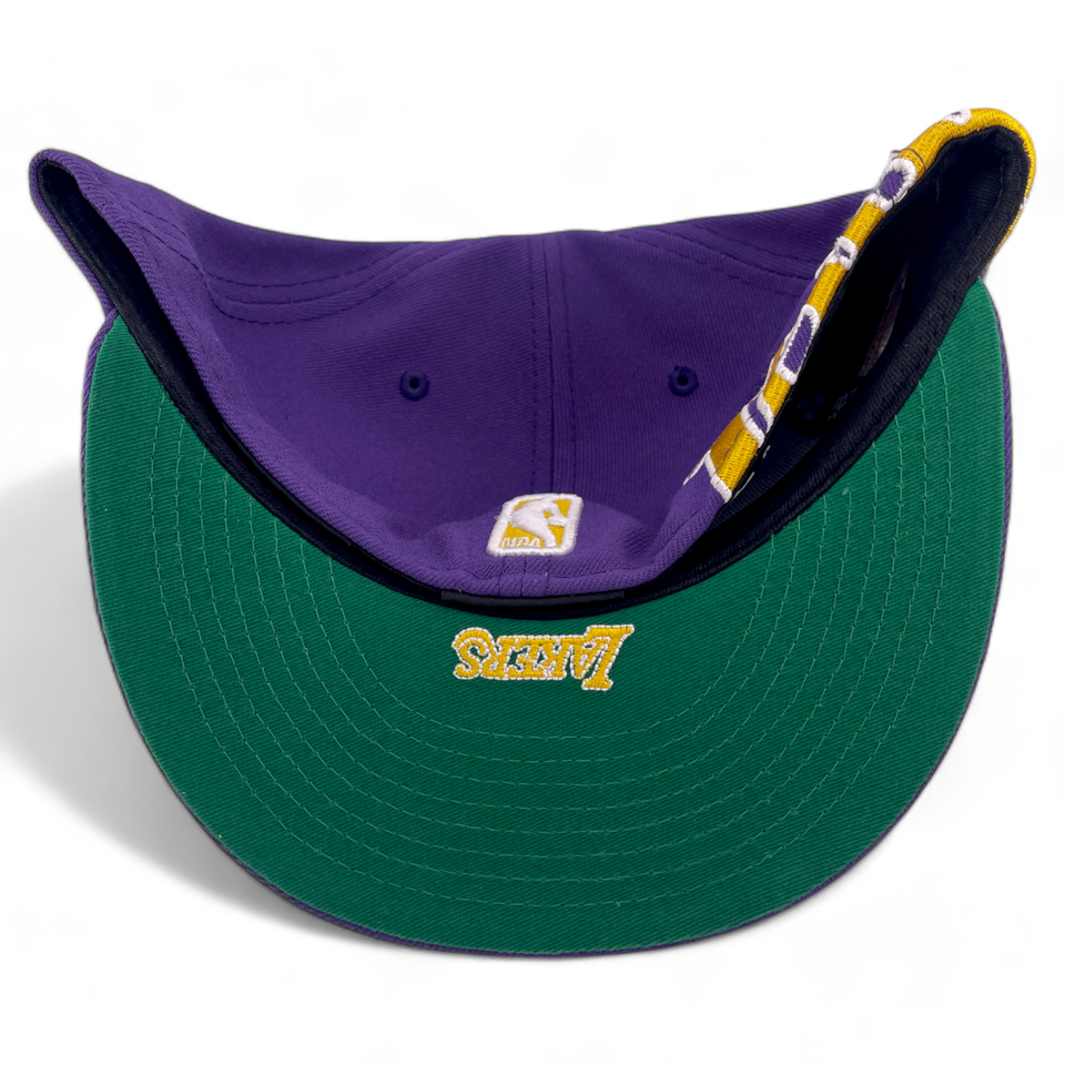 New Era Los Angeles Lakers NBA Side & Under Visor Logo 59Fifty Fitted Hat Cap