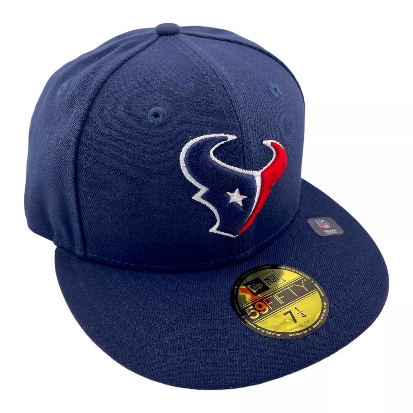 New Era Houston Texans Classic Omaha Main Navy Blue/Grey UV 59Fifty Fitted Hat Cap