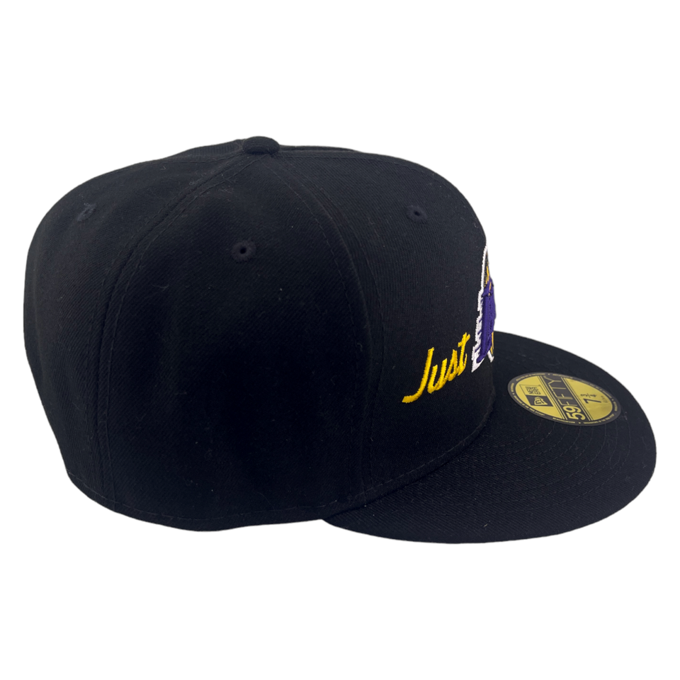 New Era Los Angeles Lakers X Just Don NBA Black/Grey UV 59Fifty Fitted Hat Cap