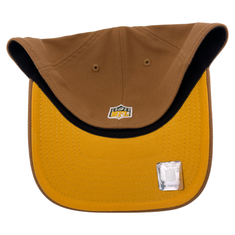 New Era Green Bay Packers NFL Bronze Tan Brown 39Thirty Flex Fit Hat Cap