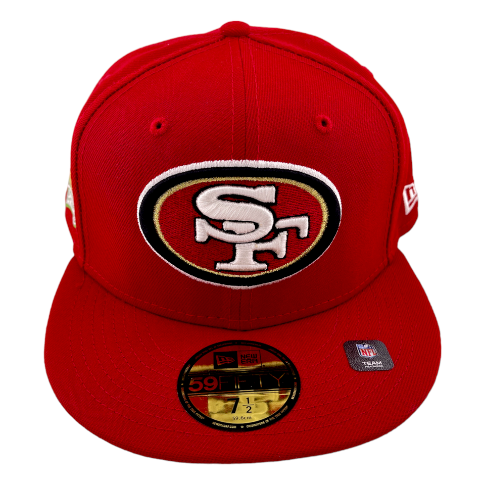 New Era San Francisco 49ers Super Bowl XXIV Red/Green UV 59Fifty Fitted Hat Cap