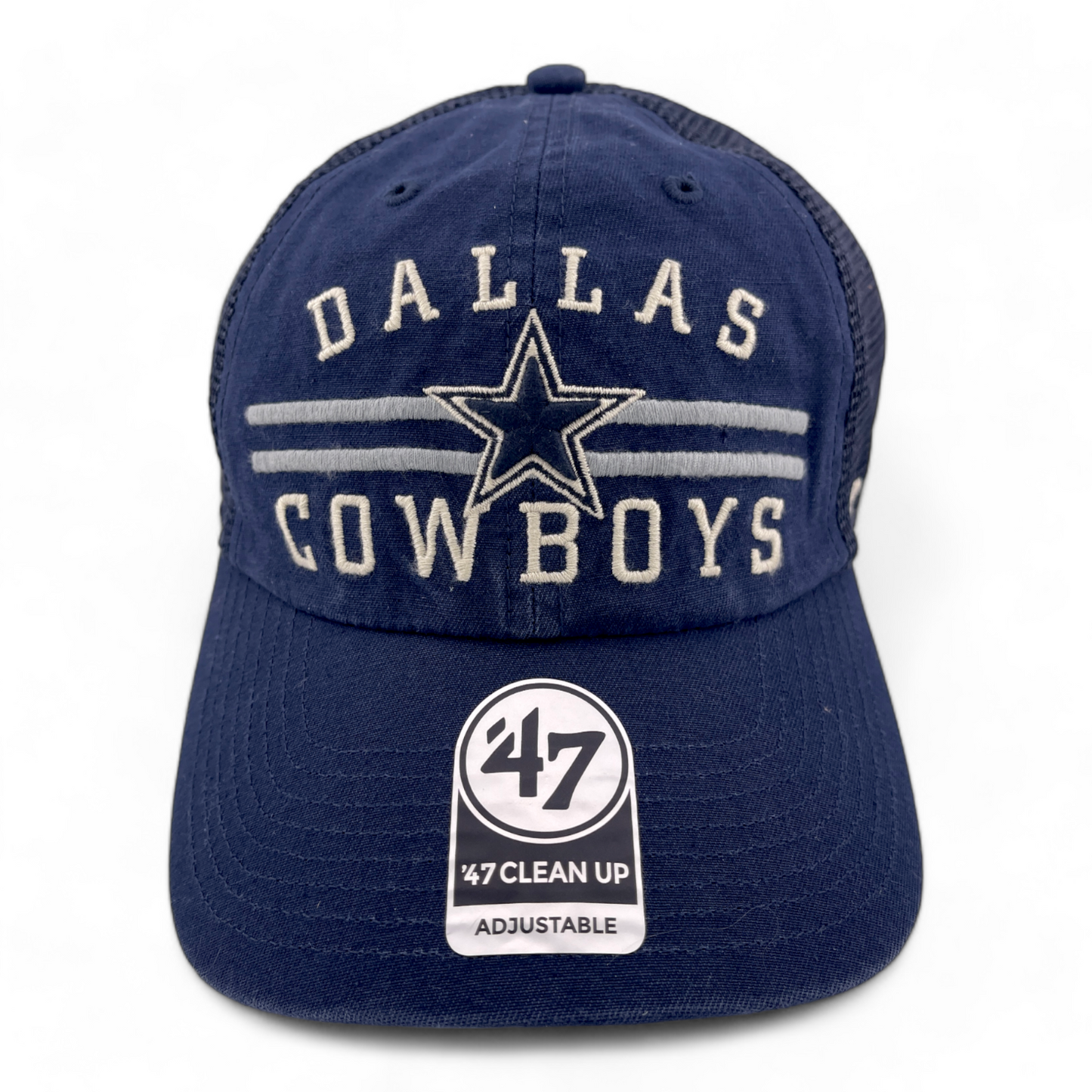 '47 Brand Dallas Cowboys NFL Highpoint Clean Up Mesh Snapback Adjustable Hat Cap