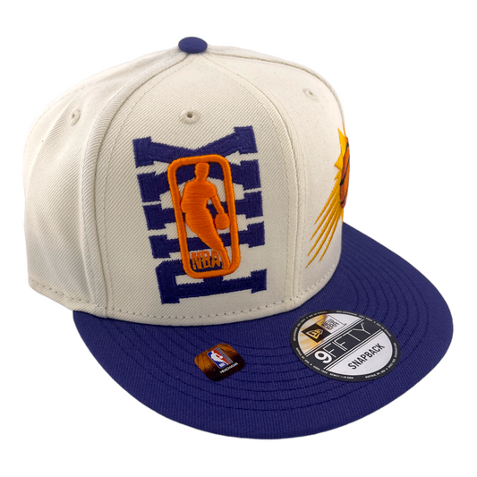 New Era Phoenix Suns 2022 Draft Hat White/Purple/Grey UV NBA 9FIFTY Snapback Hat Cap