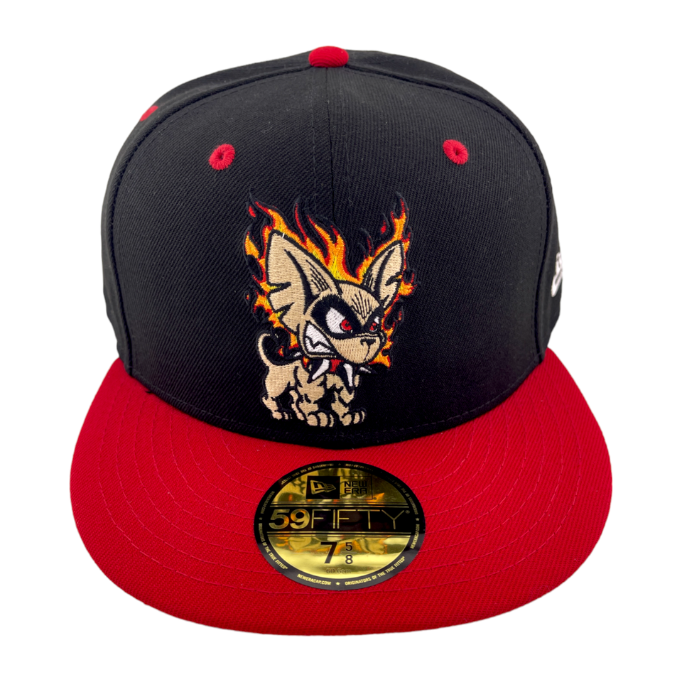 New Era El Paso Chihuahuas Marvel Pack Dog Logo Red/Black UV 59FIFTY Fitted Hat Cap