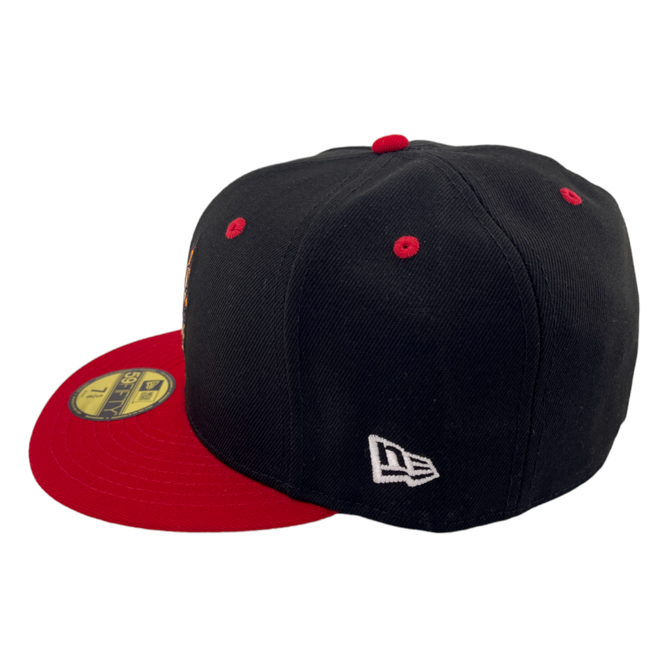 New Era El Paso Chihuahuas Marvel Pack Dog Logo Red/Black UV 59FIFTY Fitted Hat Cap