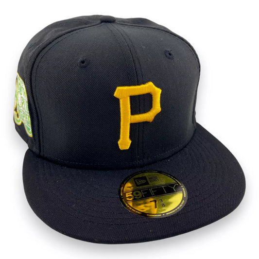 New Era Pittsburgh Pirates 76th World Series Patch Citrus Pop Lime 59FIFTY Hat Cap