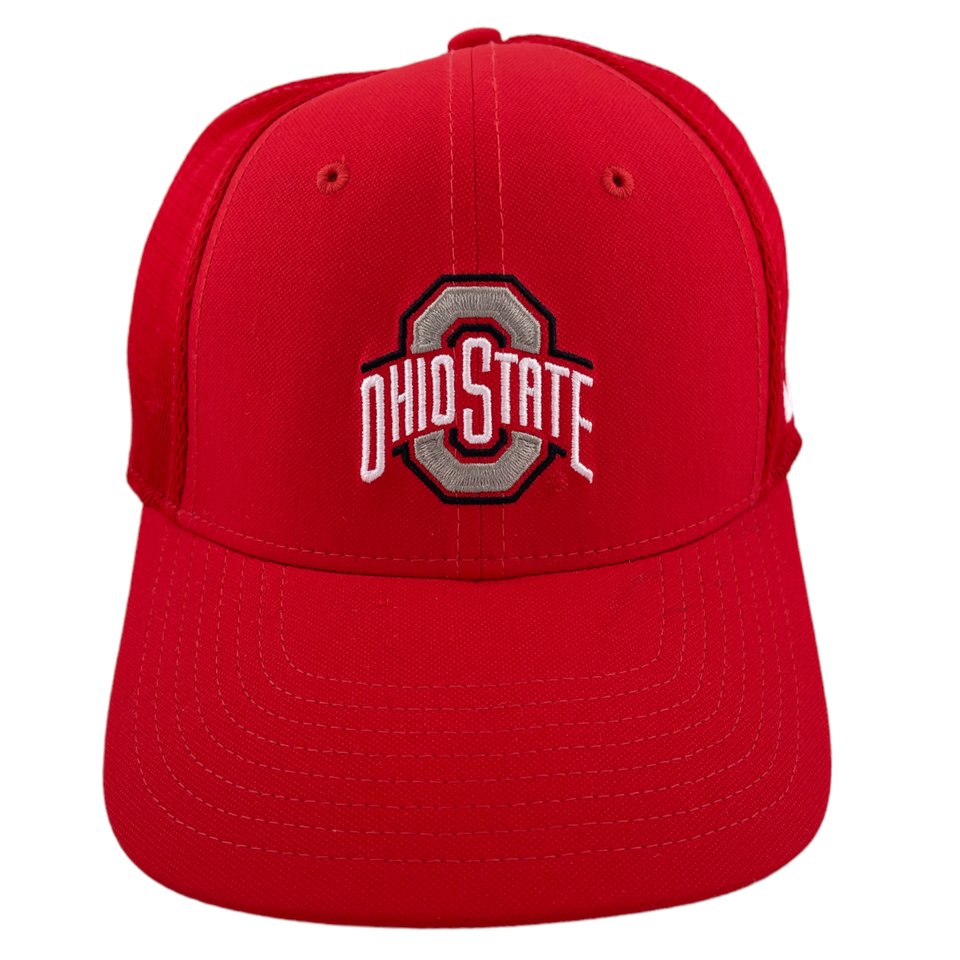 Nike Legacy91 Ohio State University Buckeyes NCAA Red Mesh Back Flex Fit Hat Cap