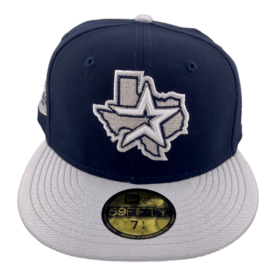 New Era Houston Astros 50th Anniversary Boyz Crossover Blue/Silver 59FIFTY Hat Cap