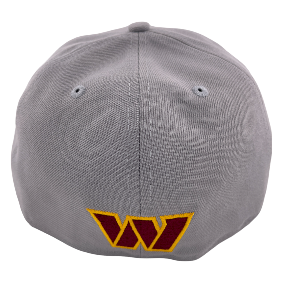 New Era Washington Commanders Elements Logo 4.0 NFL Gray 59FIFTY Fitted Hat Cap