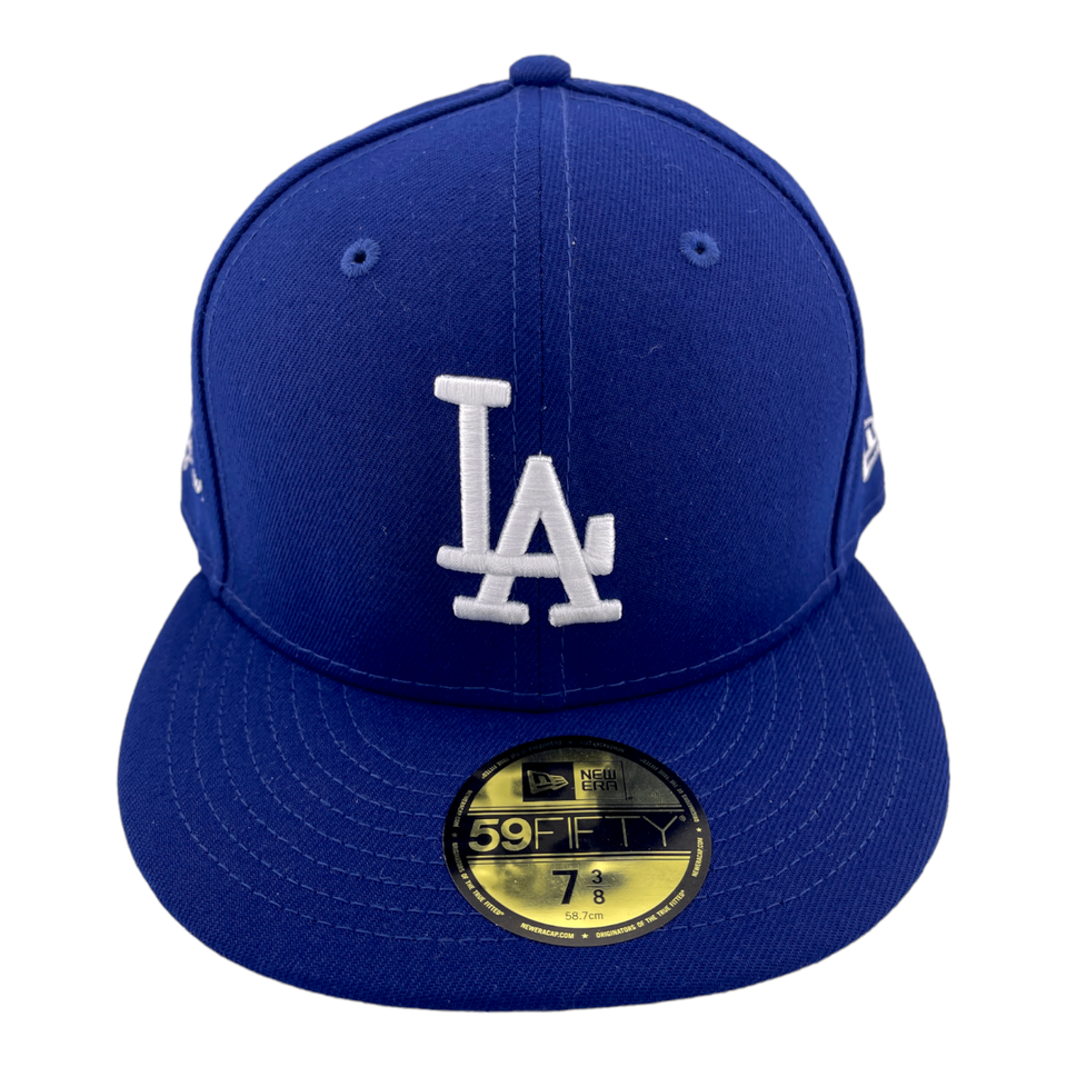 New Era Los Angeles Dodgers Dodgertown Side Stitching Logo Sweatband 59FIFTY Hat Cap