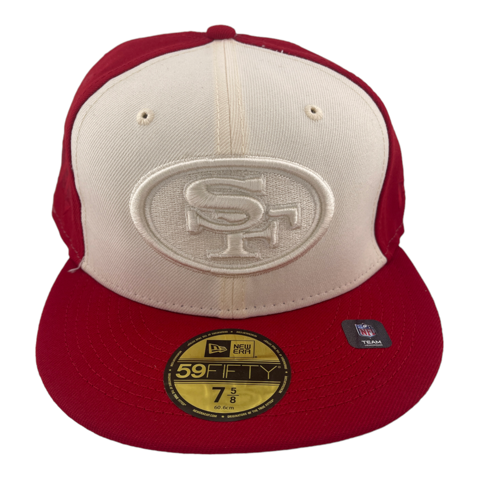 New Era San Francisco 49ers Super Bowl XXIX Patch Red/Cream 59FIFTY Fitted Hat Cap