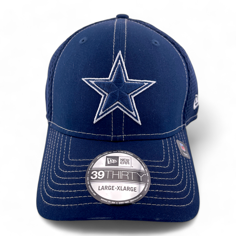 New Era Dallas Cowboys NFL Team Neo Mesh Blue 39Thirty Flex Fit Hat Cap